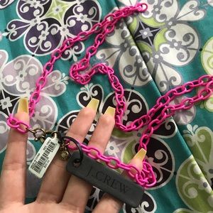 Jcrew pink link chain